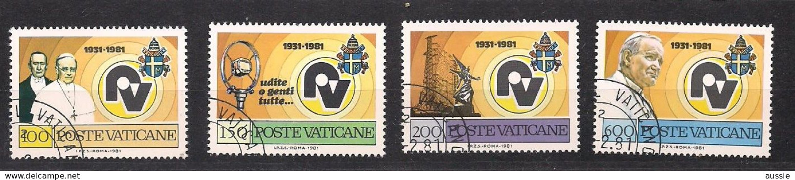 Vatikaan Vatican 1981 Yvertnr. 702-70 (o) Oblitéré  Cote 2,25 €5 - Oblitérés