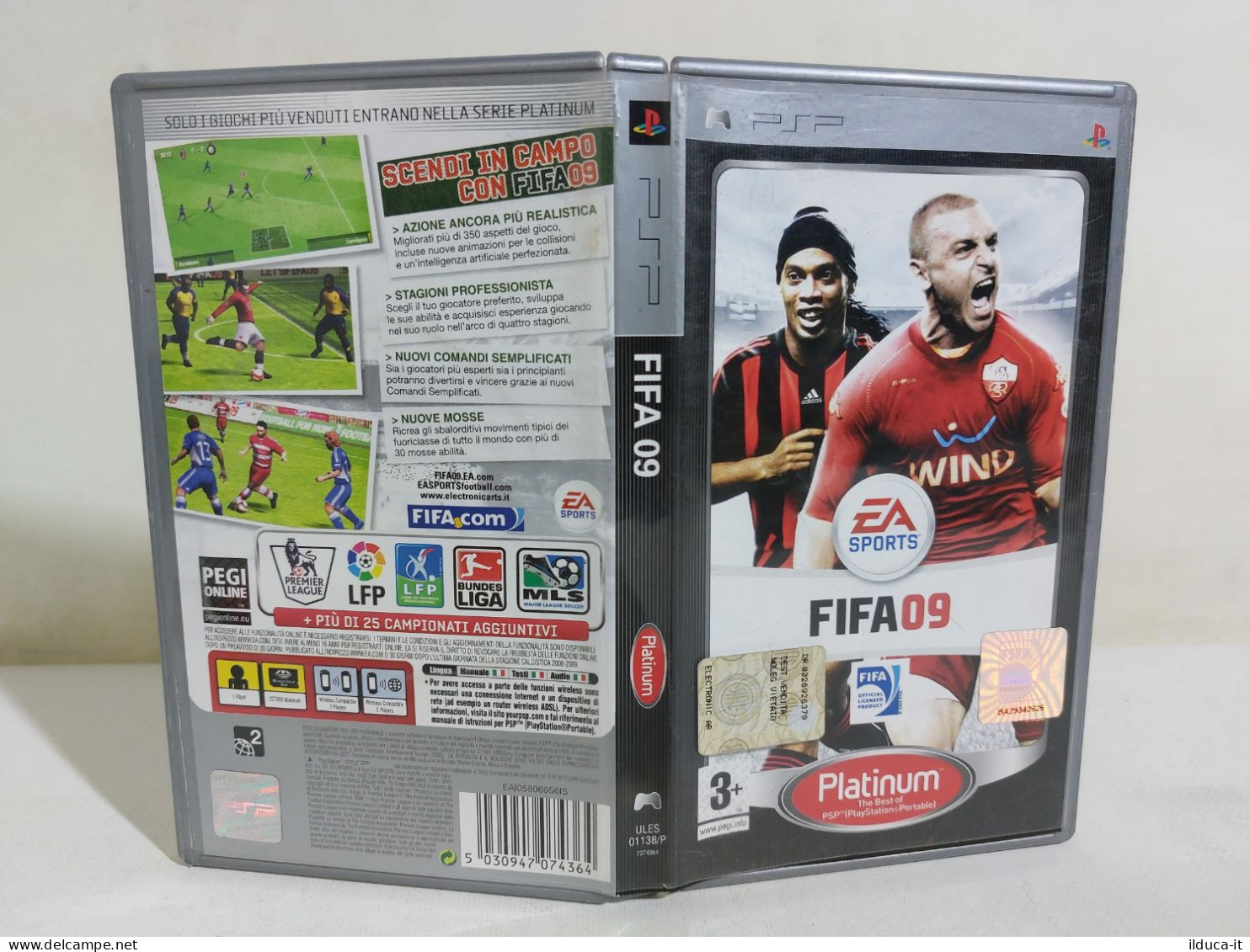 32424 Play Station PSP Game - FIFA 09 Platinum - EA Sports - PSP