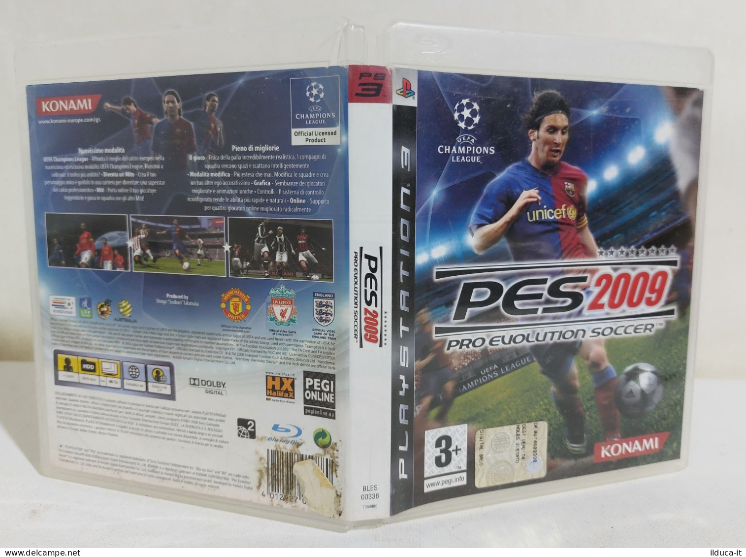 32429 Play Station 3 / PS3 - PES Pro Evolution Soccer 2009 - Konami - PS3