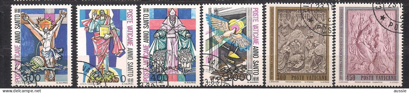 Vatikaan Vatican 1982 1983Yvertnr. 737-742 (o) Oblitéré  Cote 7,50 € - Usados