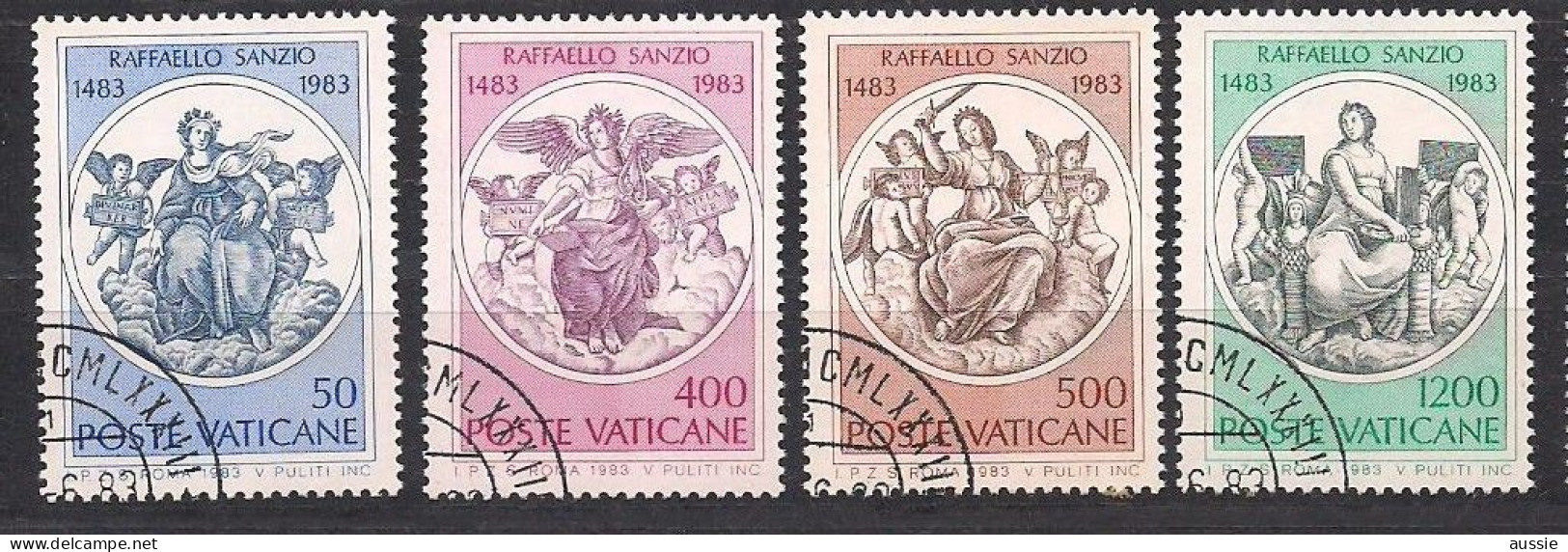 Vatikaan Vatican 1983 Yvertnr. 743-746 (o) Oblitéré  Cote 5 € - Usados