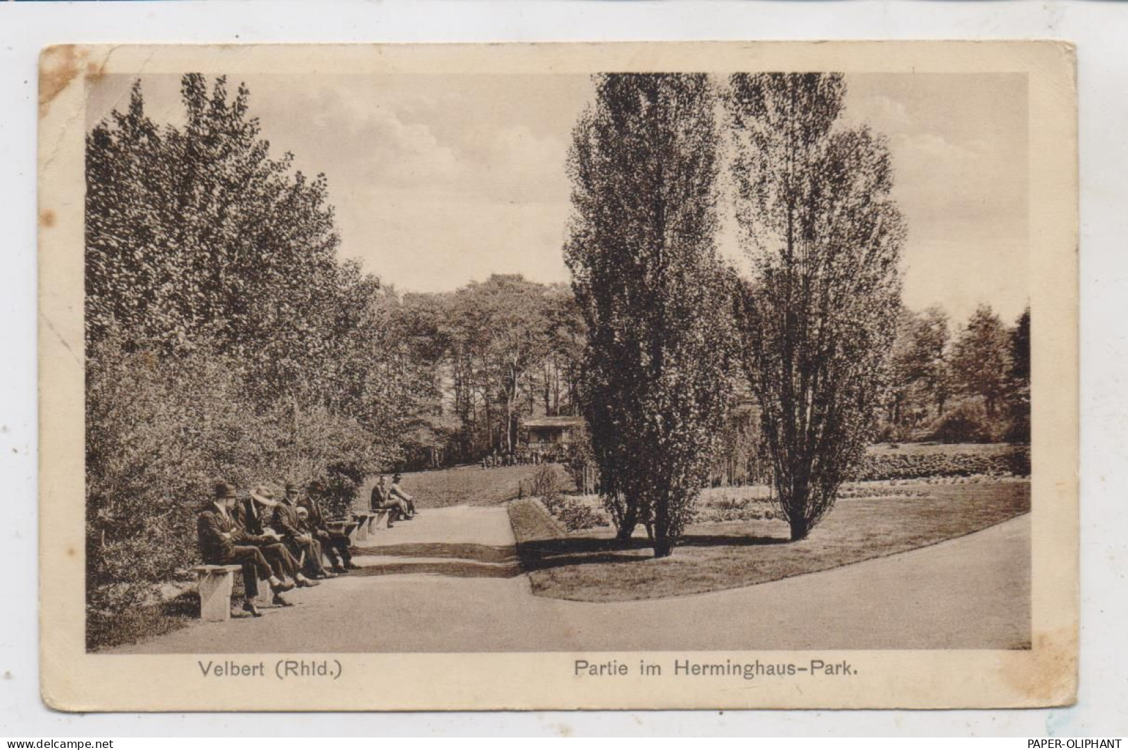 5620 VELBERT, Hemminghaus - Park, 1927, Leicht Fleckig - Velbert