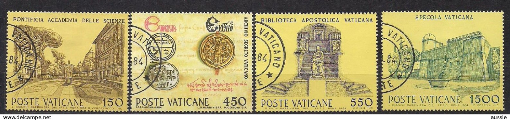 Vatikaan Vatican 1984 Yvertnr. 751-754 (o) Oblitéré  Cote 6 € - Used Stamps