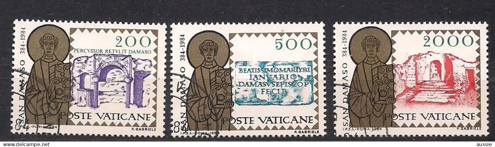 Vatikaan Vatican 1984 Yvertnr. 767-769 (o) Oblitéré  Cote 6 € - Used Stamps