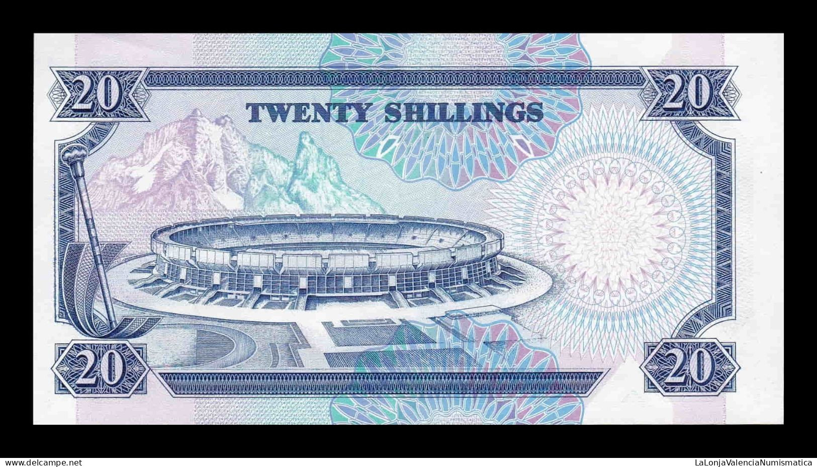 Kenia Kenya 20 Shillings 1990 Pick 25c Sc Unc - Kenia