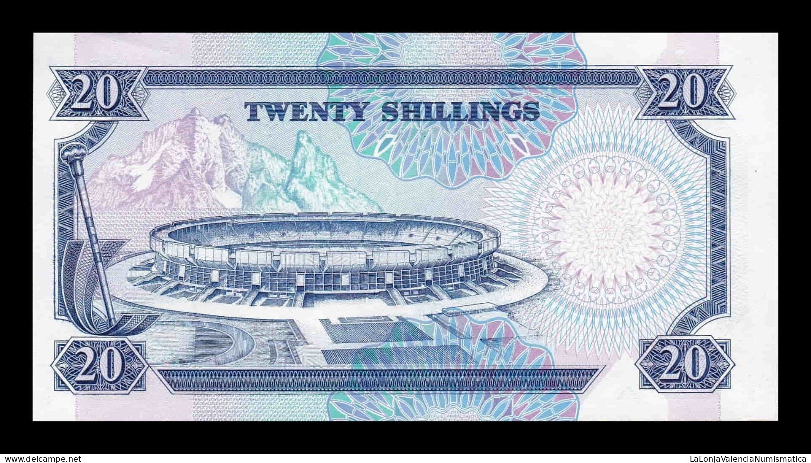 Kenia Kenya 20 Shillings 1990 Pick 25c Sc Unc - Kenya