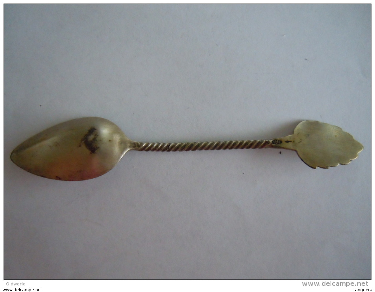 INCONNU Onbekend Vintage Souvenir Lepel Petite Cuilllère Little Spoon Argentania (ref 24) - Lepels