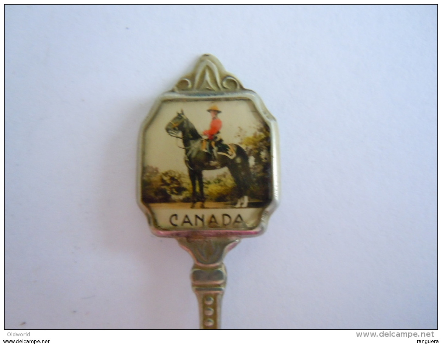 CANADA Police Bereden Politie Mounties RCMP Vintage Souvenir Lepel Petite Cuillère Little Spoon (ref 12) - Löffel