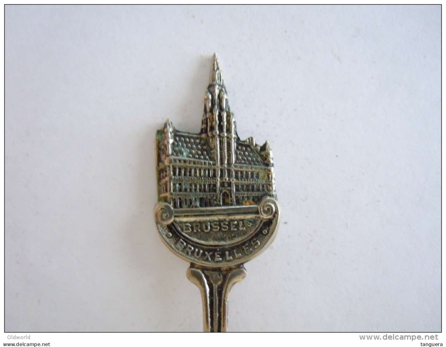 BRUSSEL BRUXELLES Stadhuis Hôtel De Ville Vintage Souvenir Lepel Petite Cuilllère Pour Little Spoon (ref 50) - Cucchiai