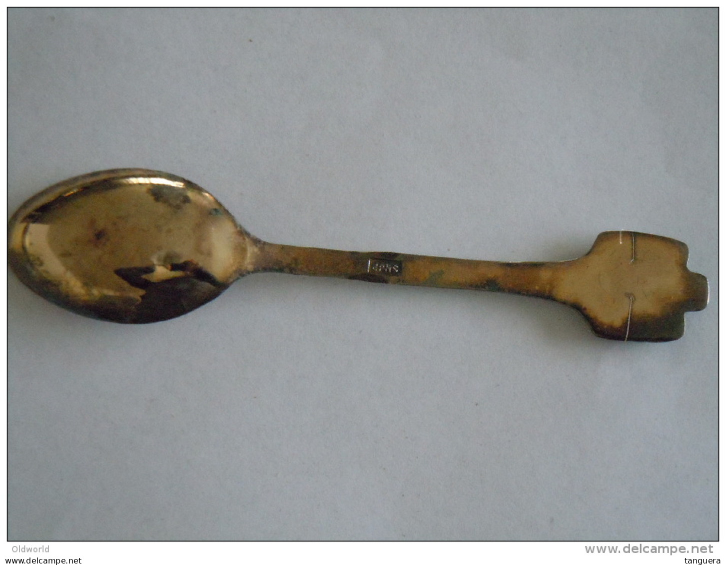 LONGLEAT UK Armoiries Vintage Souvenir Lepel Petite Cuilllère Little Spoon EPNS Argenté Verzilverd (ref 51) - Spoons