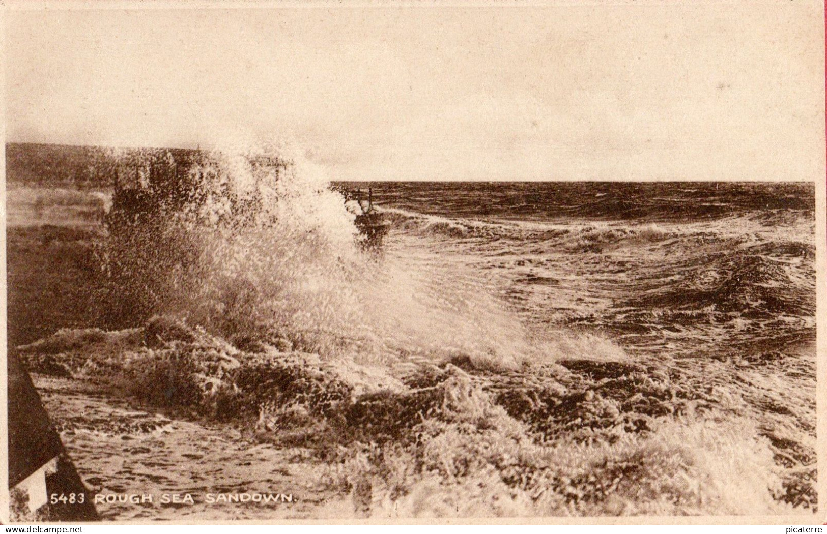 Rough Sea, Sandown, Isle Of Wight  5483 - Sandown