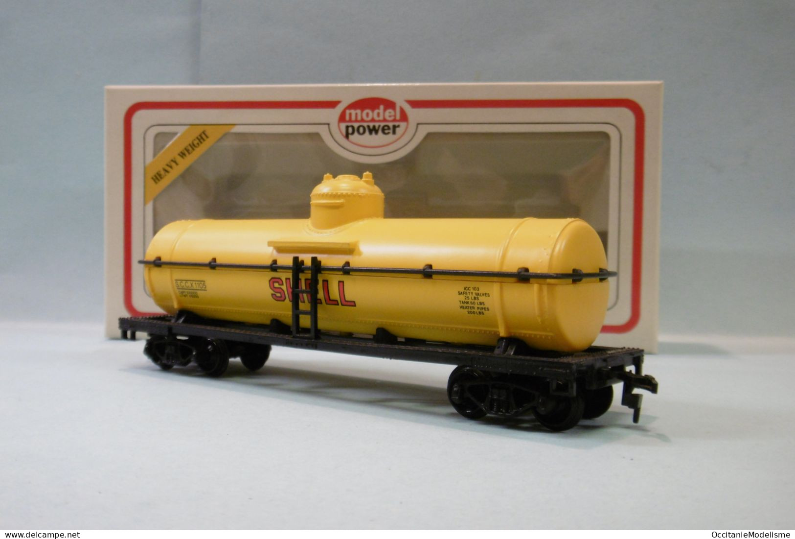 Model Power - WAGON US CITERNE SHELL Chemical Tank Réf. 8103 BO HO 1/87 - Wagons Marchandises