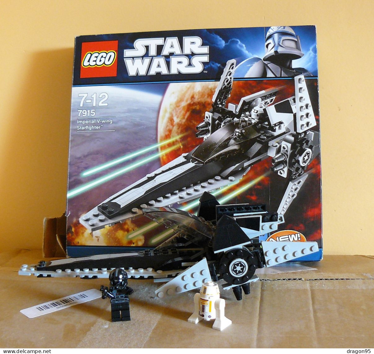 Lego Star Wars 7915 : Imperial V-Wing Starfighter - Boite - 2011 - Zonder Classificatie