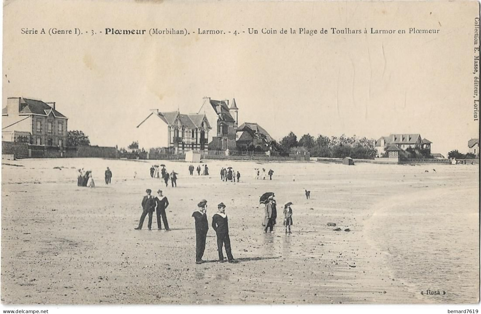 56  Ploemeur -   Larmor -    Un Coin De La Plage  De Toulhars  A Larmor  En Ploemeur - Plömeur