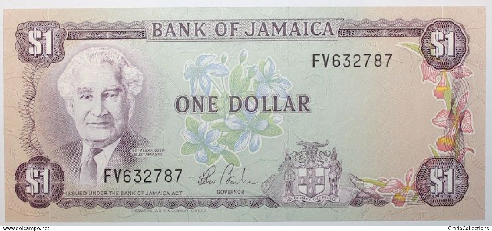 Jamaïque - 1 Dollar - 1985 - PICK 68Aa - NEUF - Jamaique