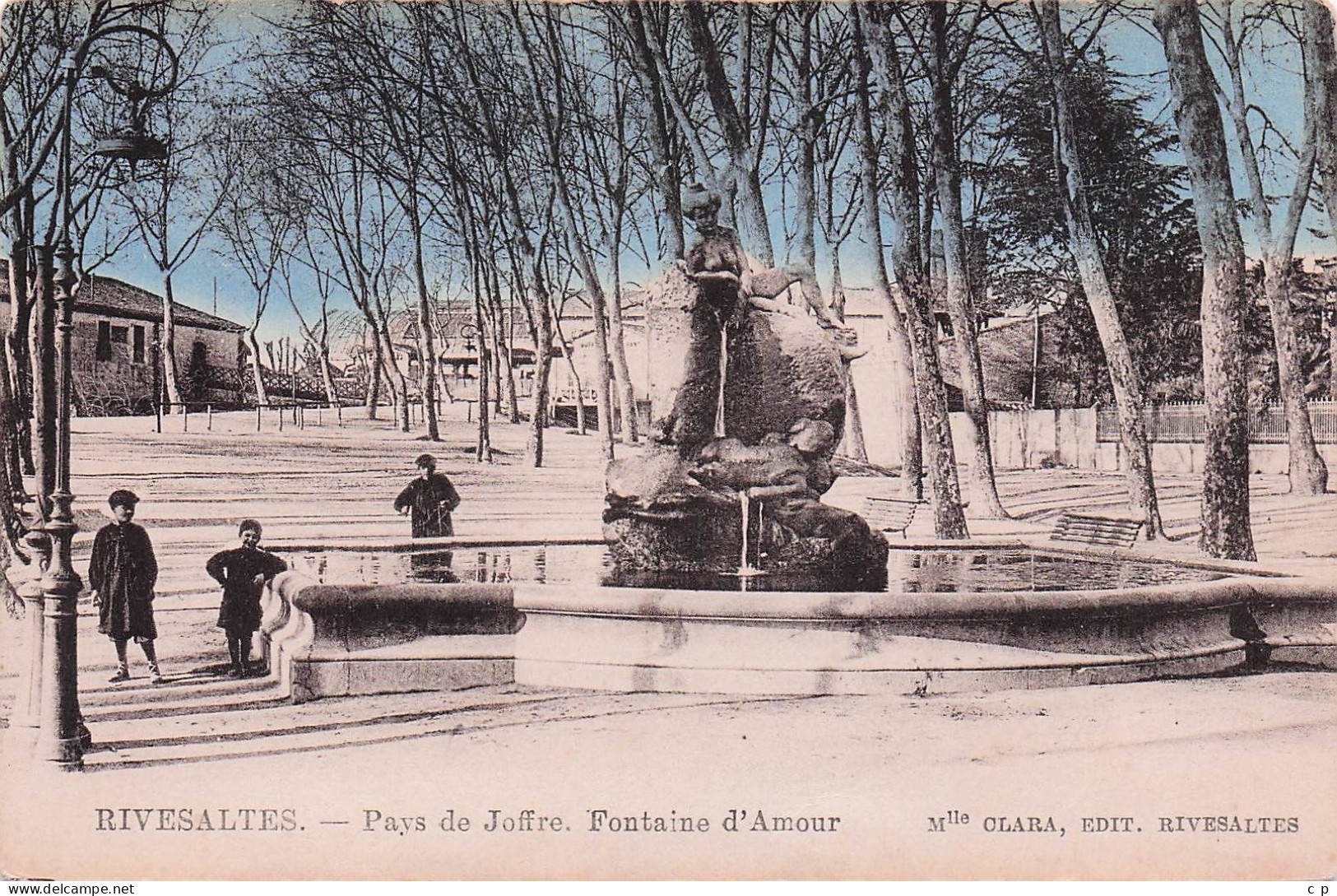 Rivesaltes - Pays De Joffre - Fontaine D'Amour -  CPA°J - Rivesaltes