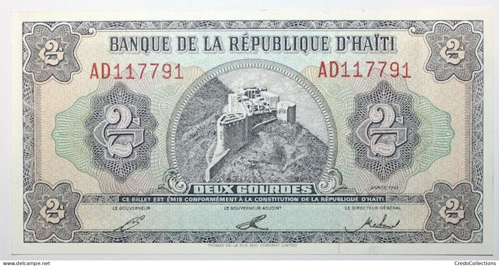 Haïti - 2 Gourdes - 1992 - PICK 260a.2 - SPL - Haiti