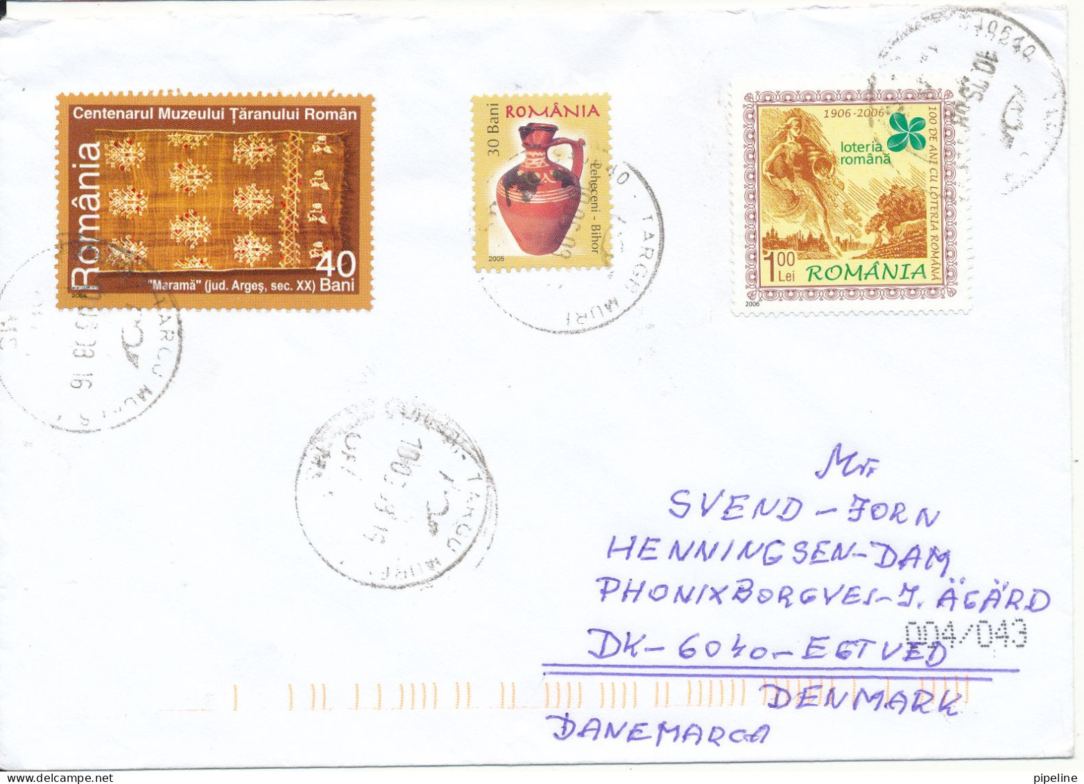 Romania Cover Sent To Denmark 10-6-2008 With Topic Stamps - Lettres & Documents