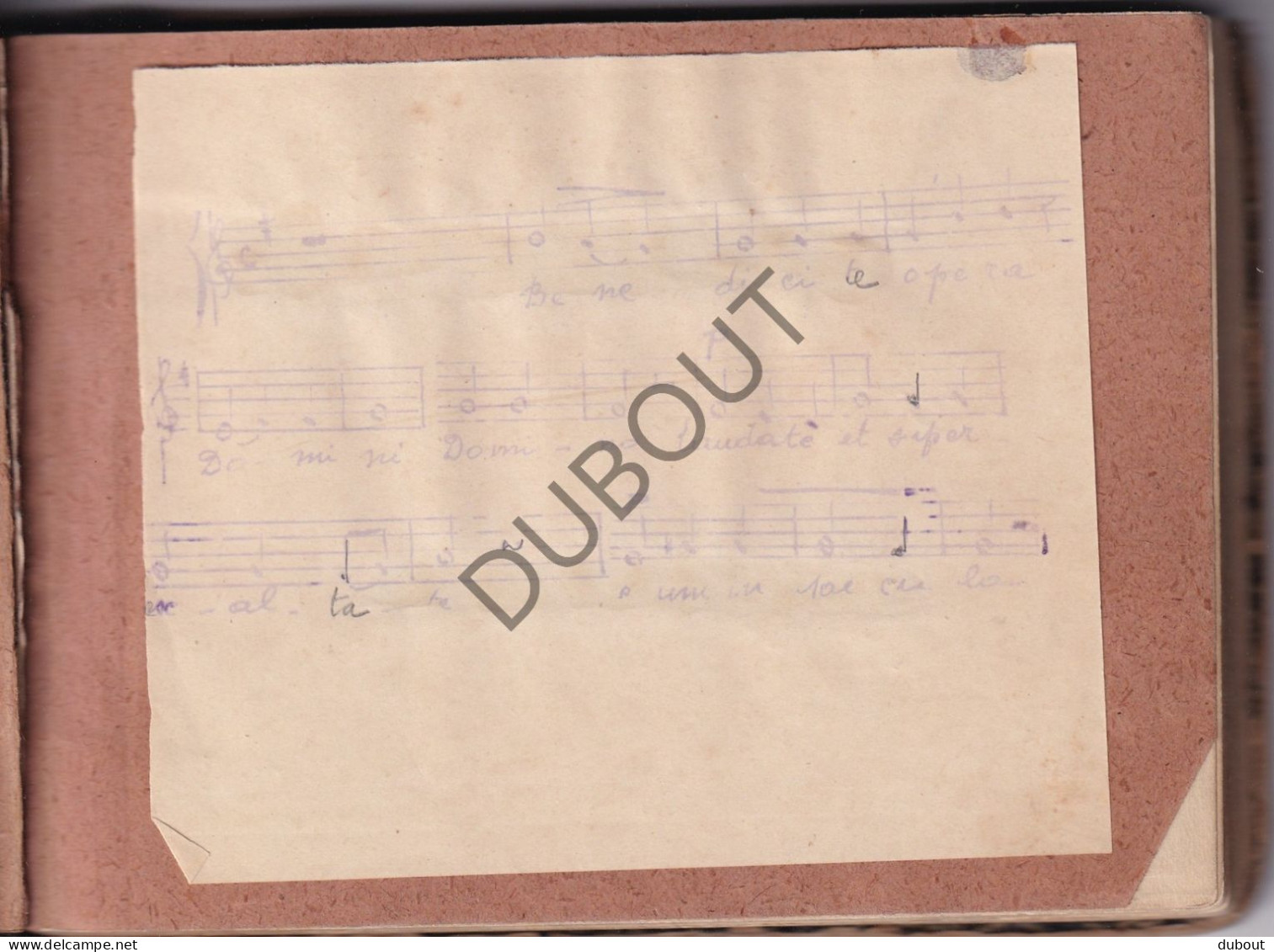 Herstal/Luik - Eglise St Lambert - Musique -Manuscrit-Ténor  (W233) - Oud