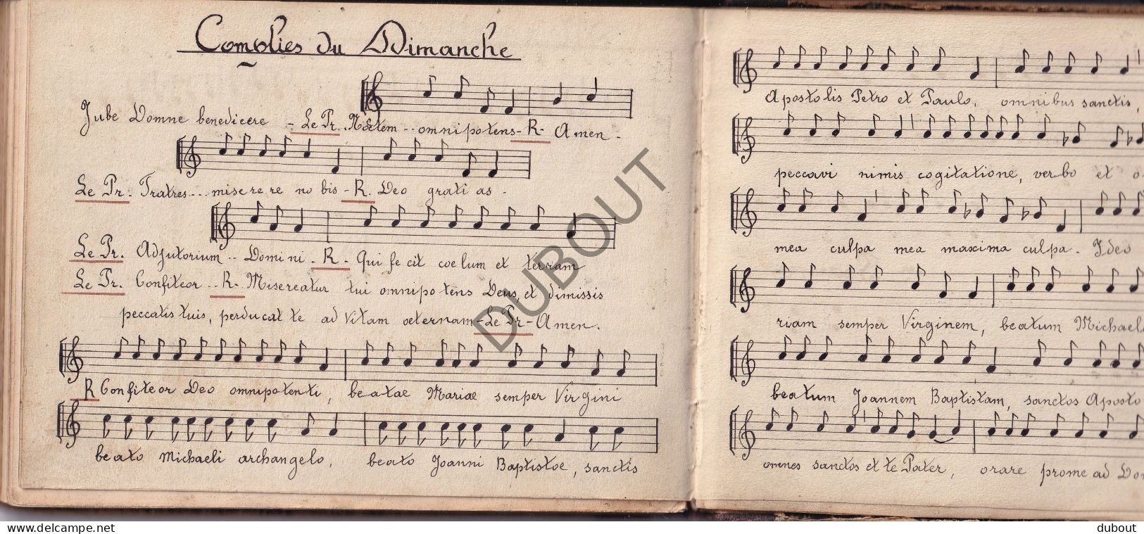 Herstal/Luik - Eglise St Lambert - Musique -Manuscrit-Ténor  (W233)