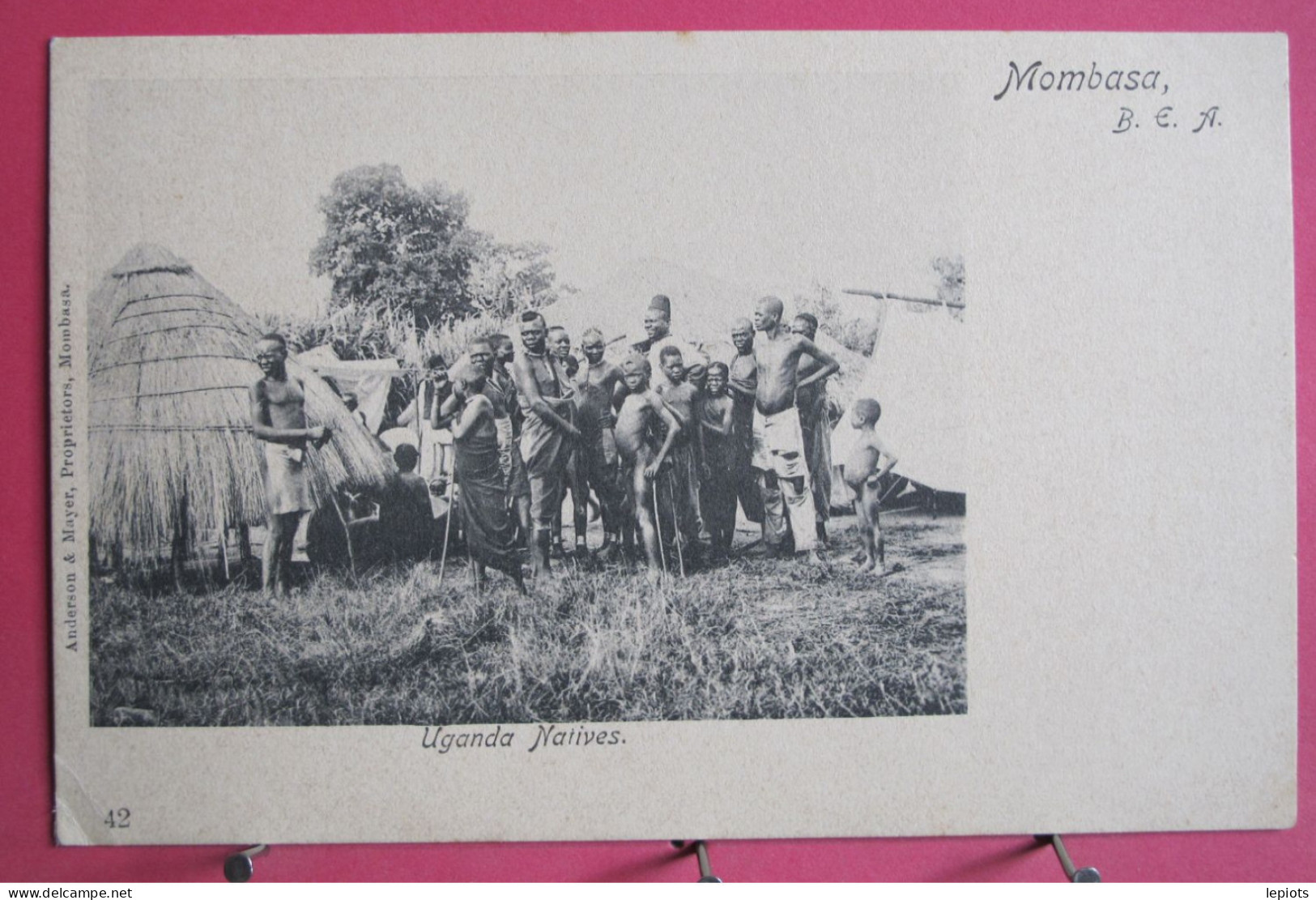 Visuel Très Peu Courant - Kenya - Mombasa - Uganda Natives - Précurseur - Kenya