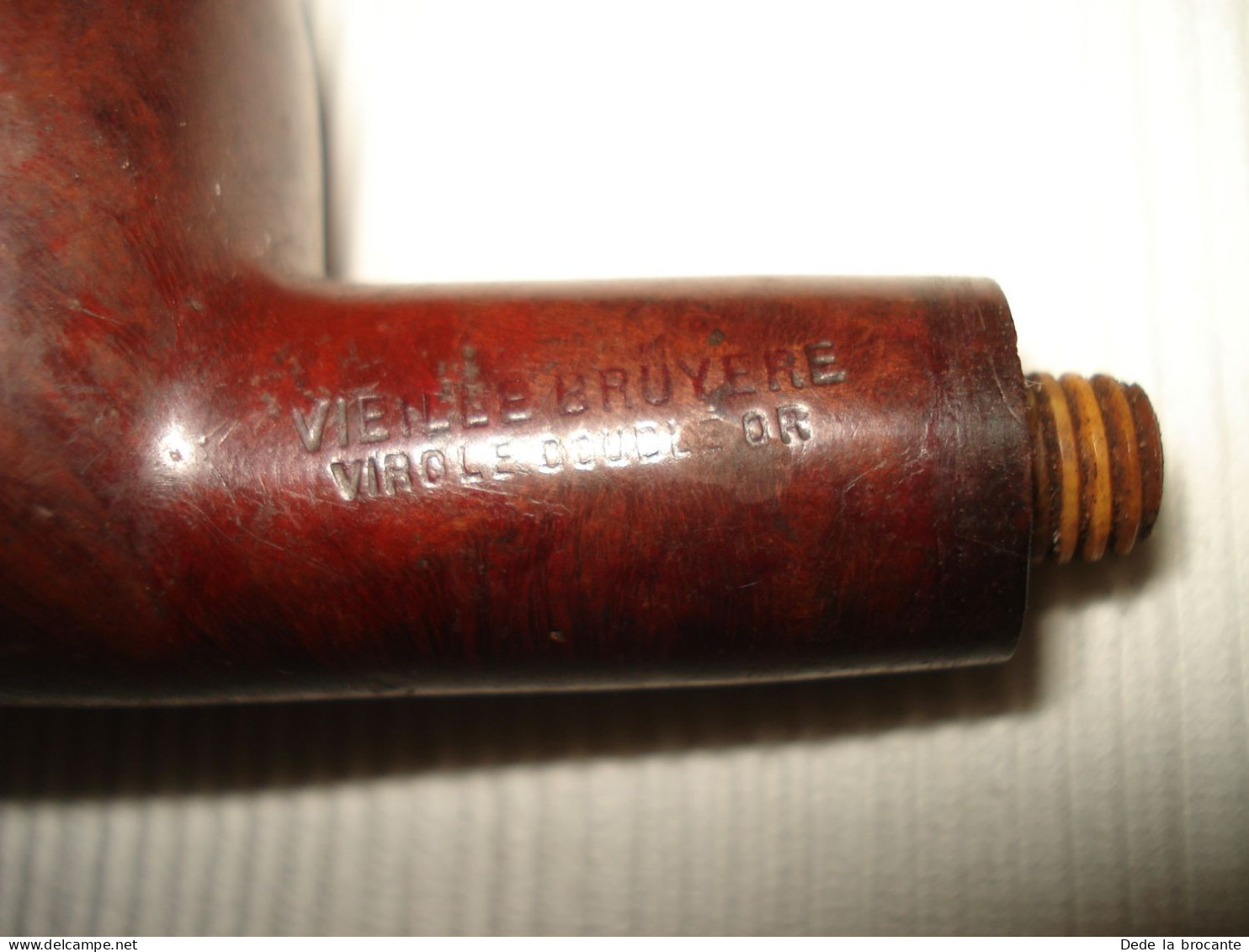 O9 / Pipe Vieille Bruyère  - 17,5 Cm  - Avec Défaut Vendue En état - Prix Adapté - Pipes En Bruyère