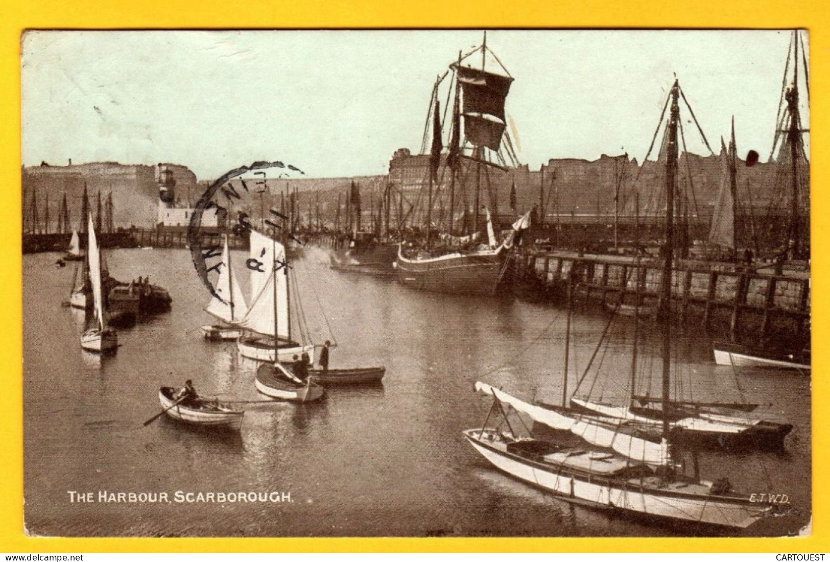 CPA THE HARBOUR, SCARBOROUGH, YORKSHIRE, ENGLAND   1909 - Scarborough