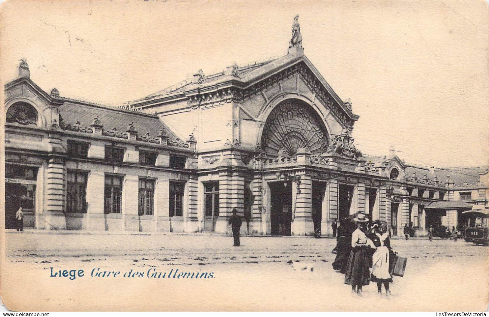 BELGIQUE - Liège - Gare Des Guillemins - Carte Postale Ancienne - Liege