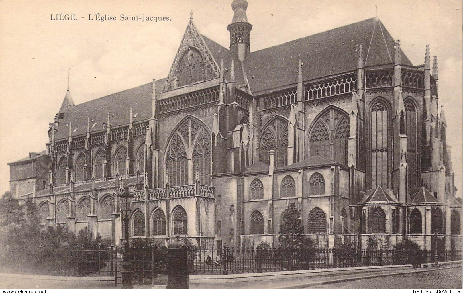 BELGIQUE - Liège - L'Eglise Saint-Jacques - Carte Postale Ancienne - Liege