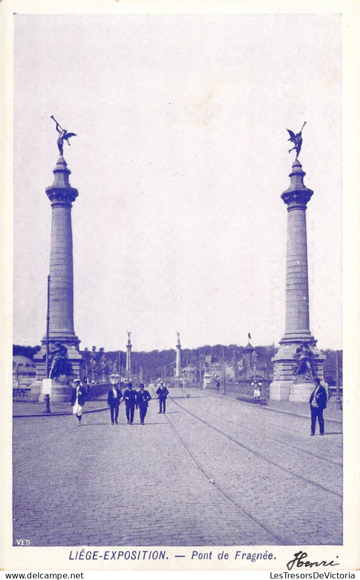 BELGIQUE - Liège-Exposition - Pont De Fragnée - Carte Postale Ancienne - Liege