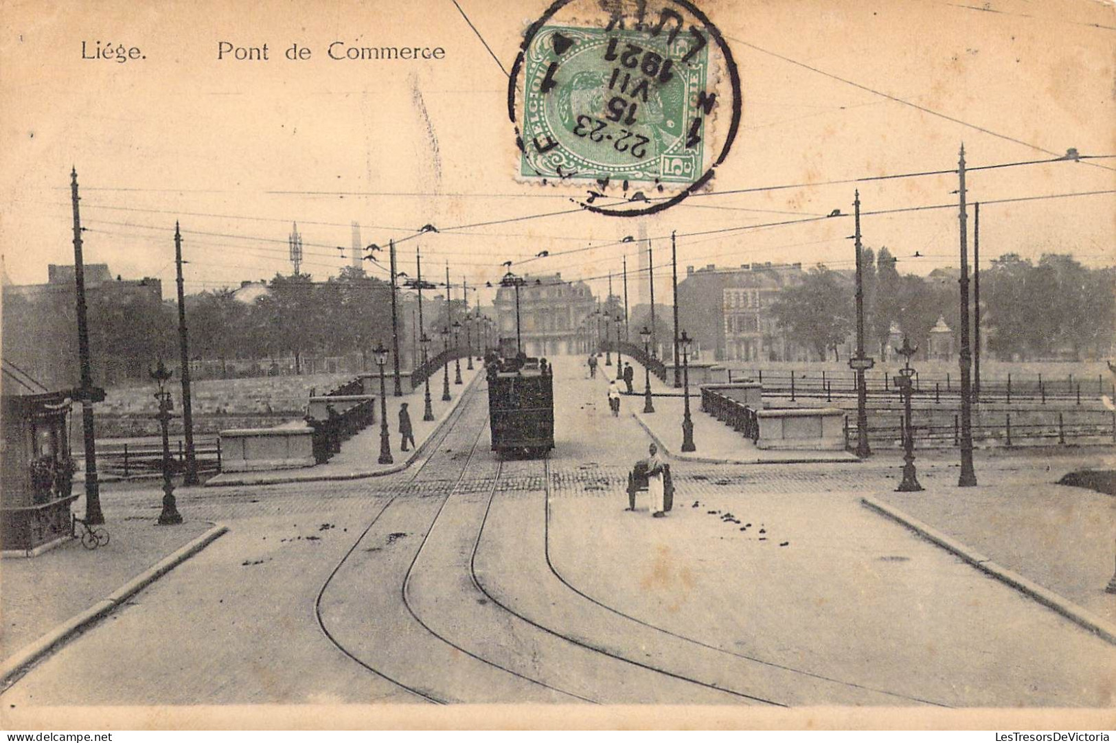 BELGIQUE - Liège - Pont De Commerce - Carte Postale Ancienne - Liege