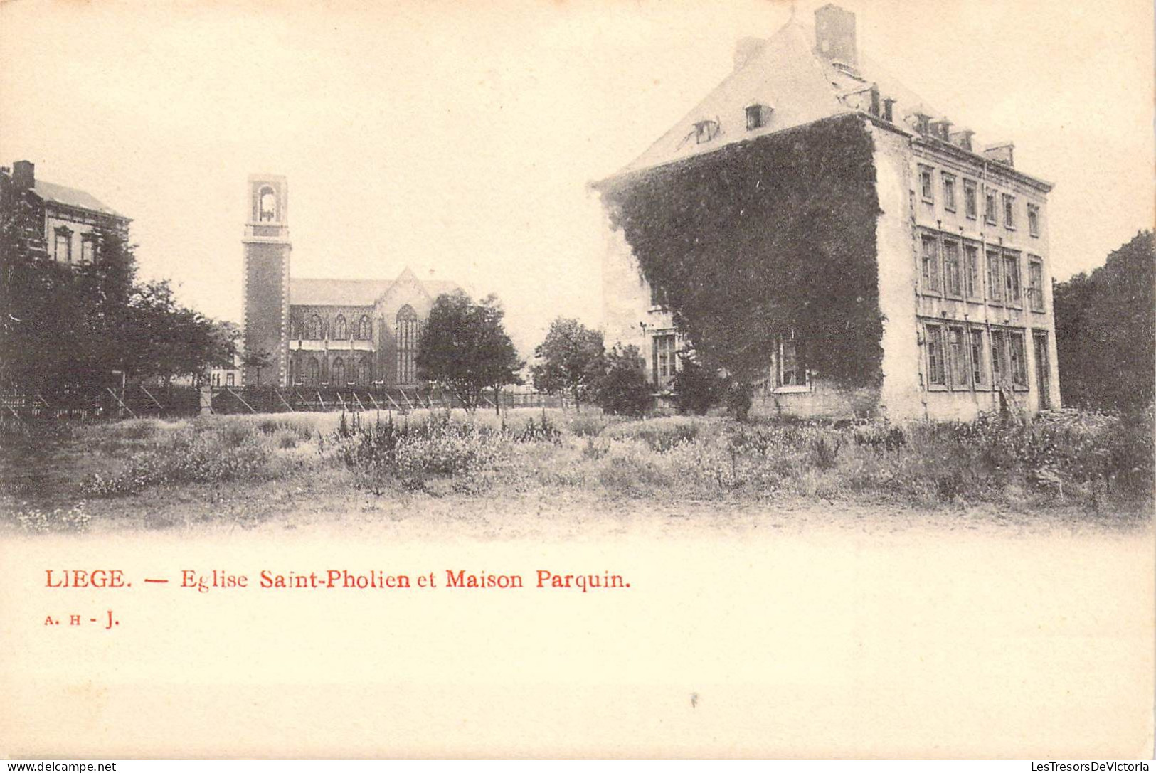 BELGIQUE - Liège - Eglise Saint-Pholien Et Maison Parquin - Carte Postale Ancienne - Liege