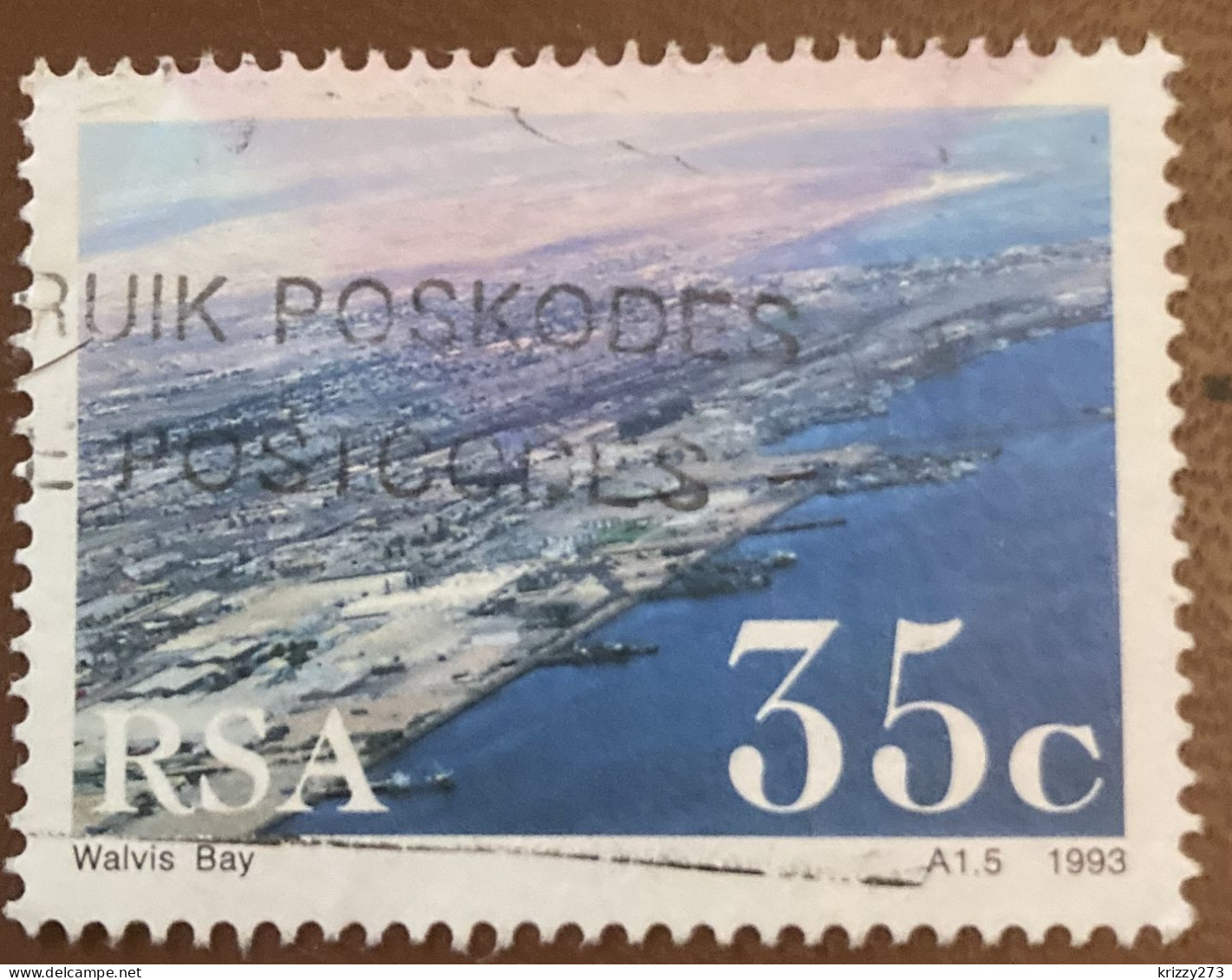 South Africa 1993 South African Harbors Wavis Bay 35 C - Used - Gebraucht