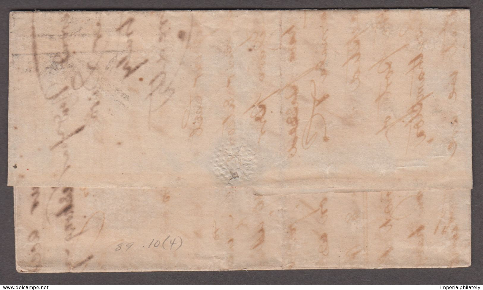 1884 (Jan 3) Wrapper From Manchester To Mexico With Four 1881 1d Lilac Die II Tied By Manchester "498" Duplexes - Lettres & Documents