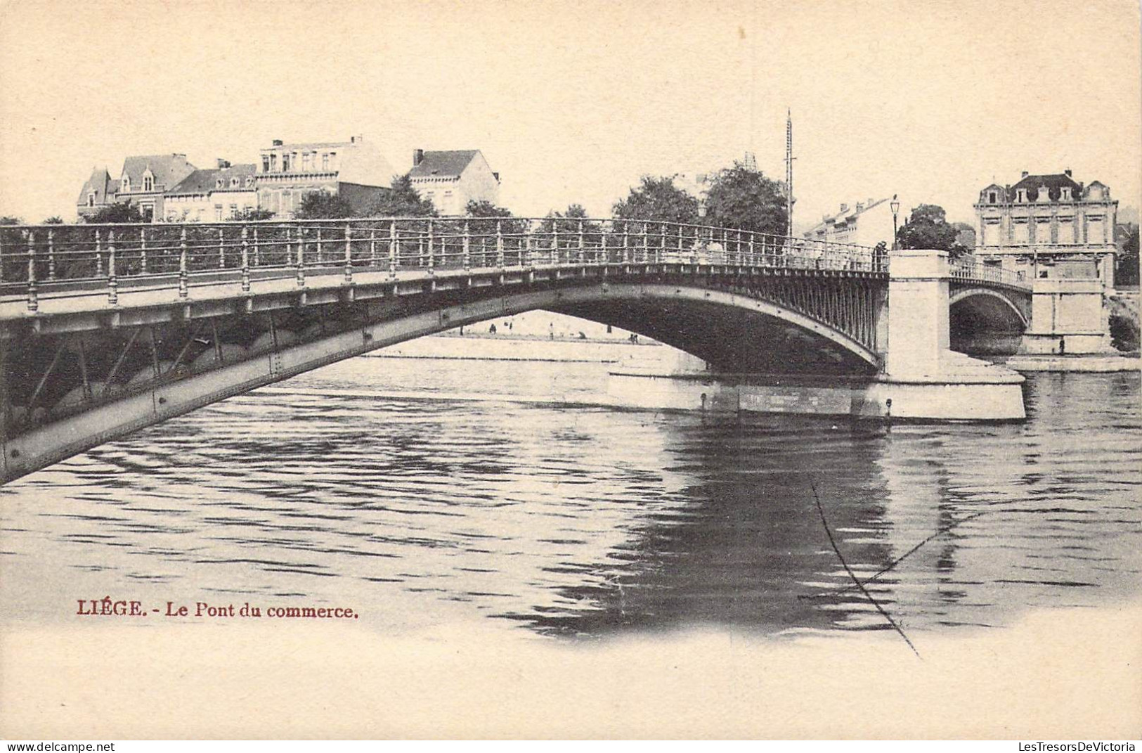 BELGIQUE - Liège - Le Pont Du Commerce - Carte Postale Ancienne - Liege