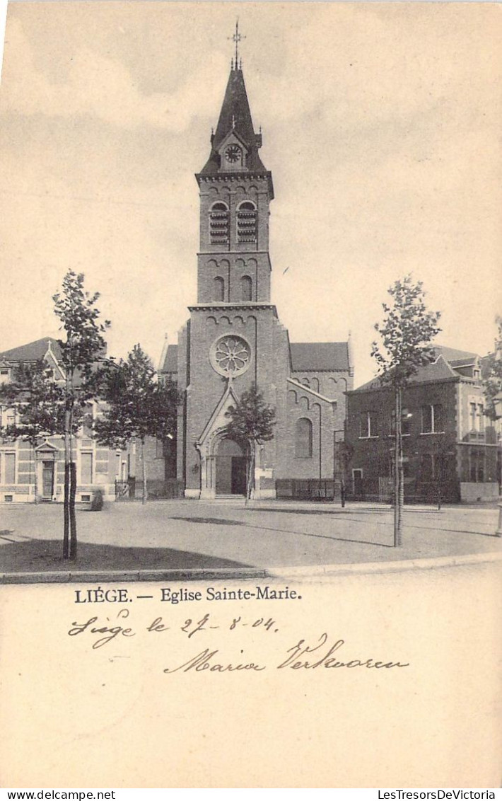 BELGIQUE - Liège - Eglise Sainte-Marie - Carte Postale Ancienne - Liege