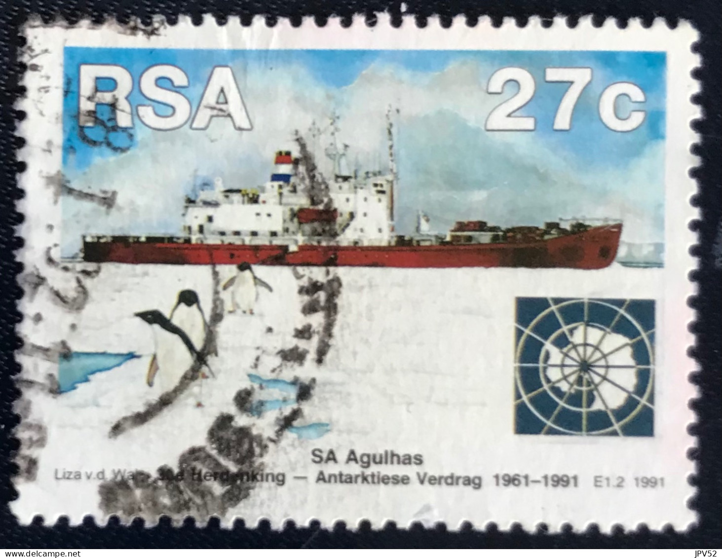 RSA - South Africa - Suid-Afrika  - C18/6 - 1991 - (°)used - Michel 829 - Antarcticaverdrag - Gebraucht