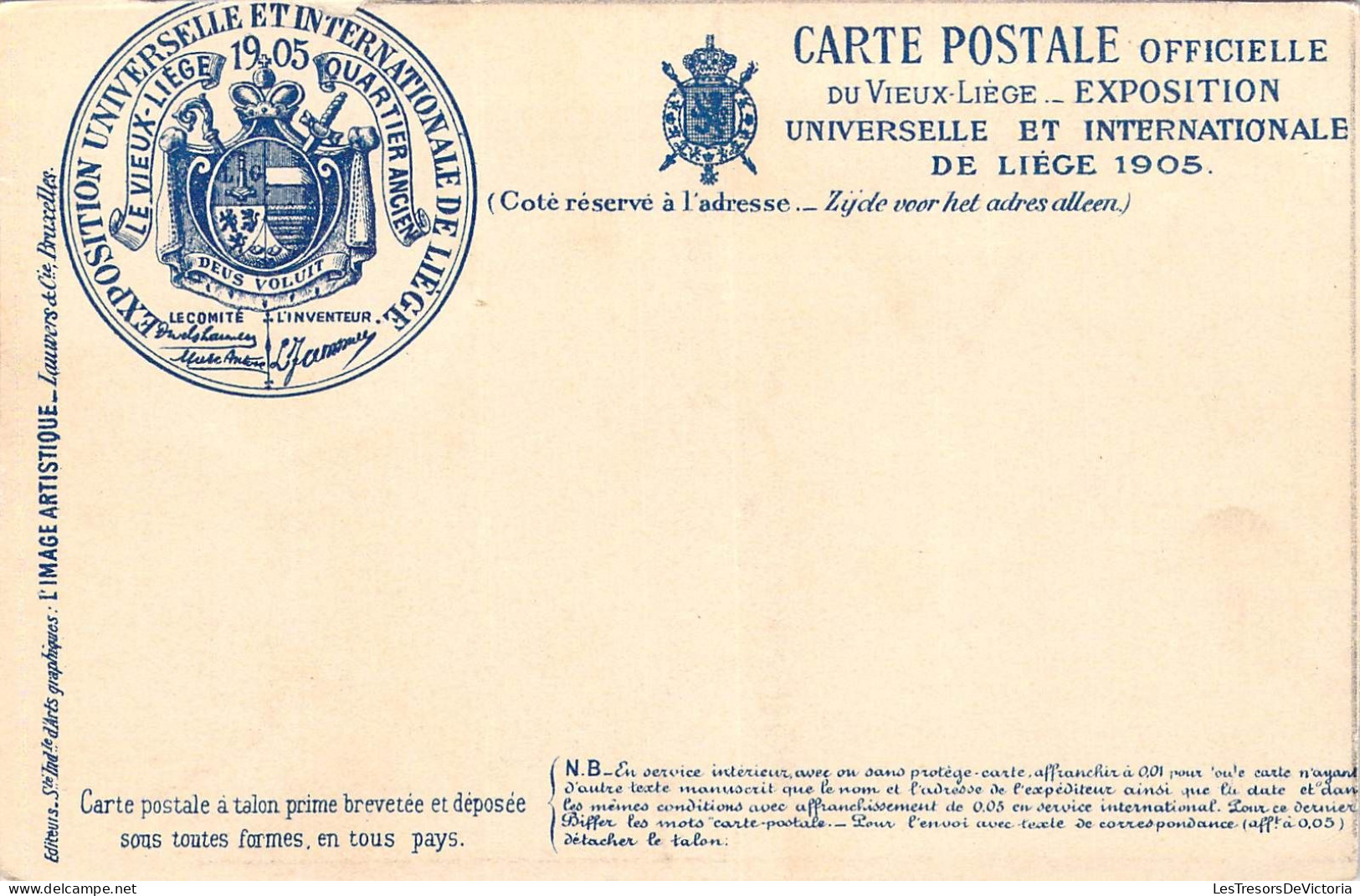 BELGIQUE - Vieux-Liège - L'Exposition De 1905 - Carte Postale Ancienne - Liege