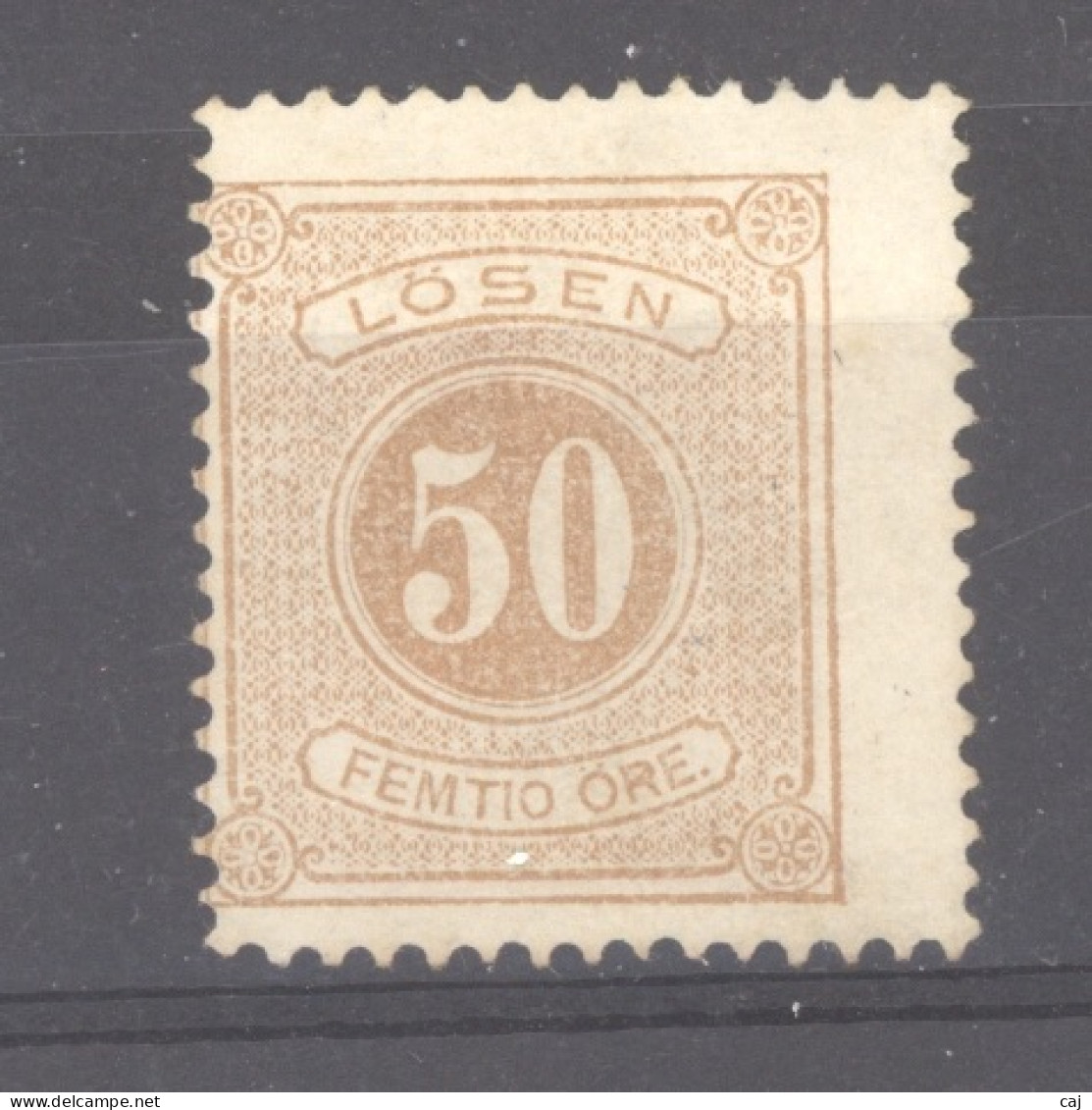 Suède  -  Taxe  :  Yv  9B  (*)  Dentelé 14 - Postage Due