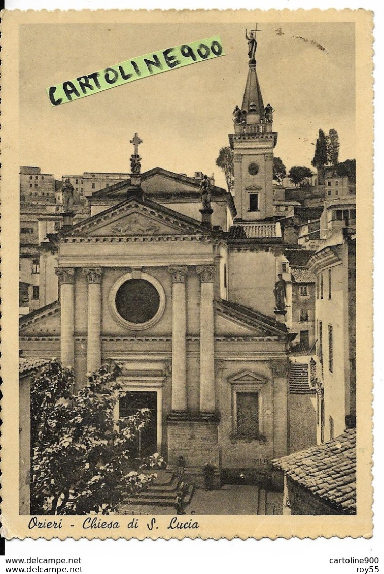 Sardegna-sassari-ozieri Veduta Chiesa Di S.lucia Anni 40 - Altri & Non Classificati