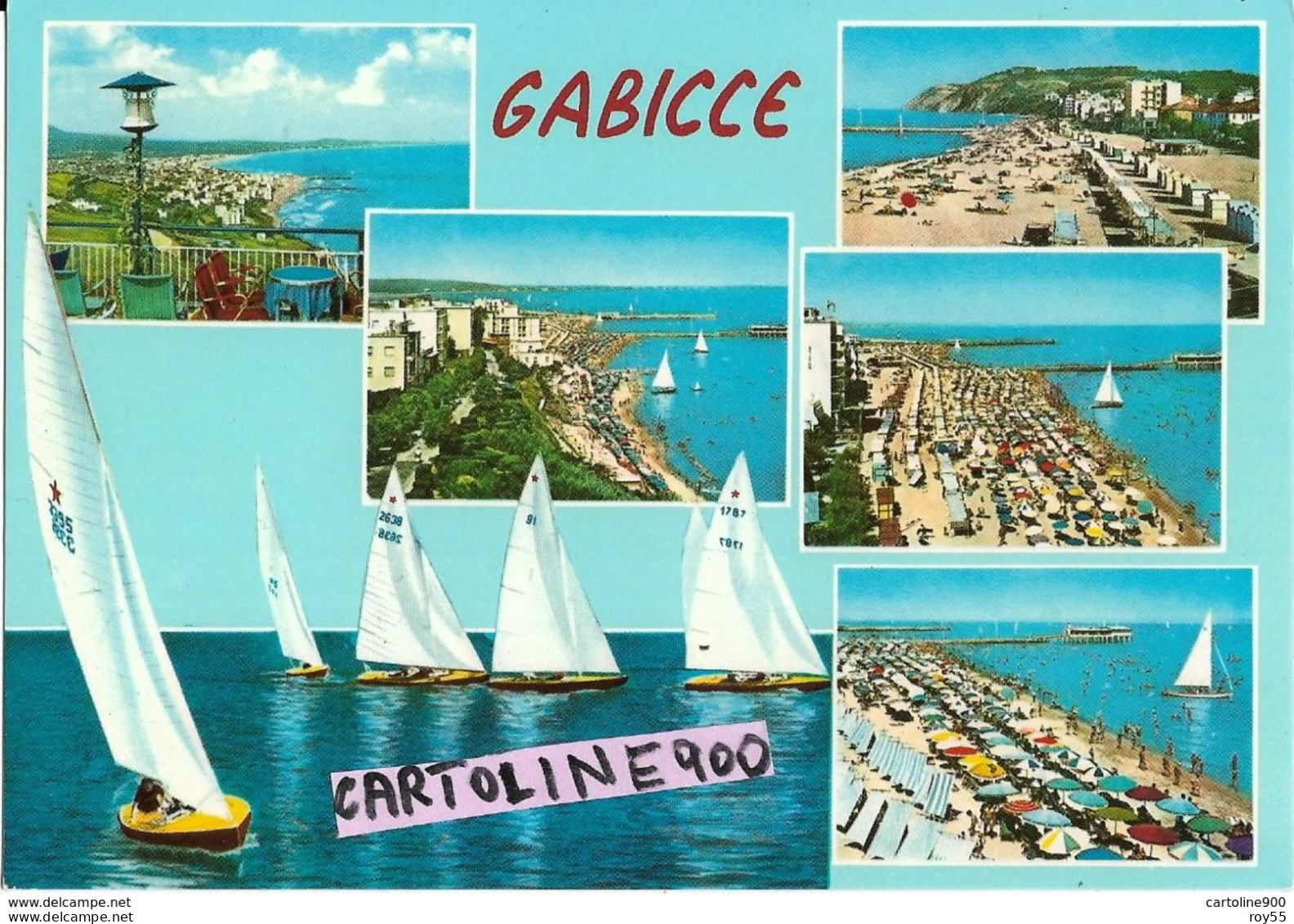 Marche-pesaro-gabicce Vedutine Gabicce Vedute Regate Veliche - Autres & Non Classés