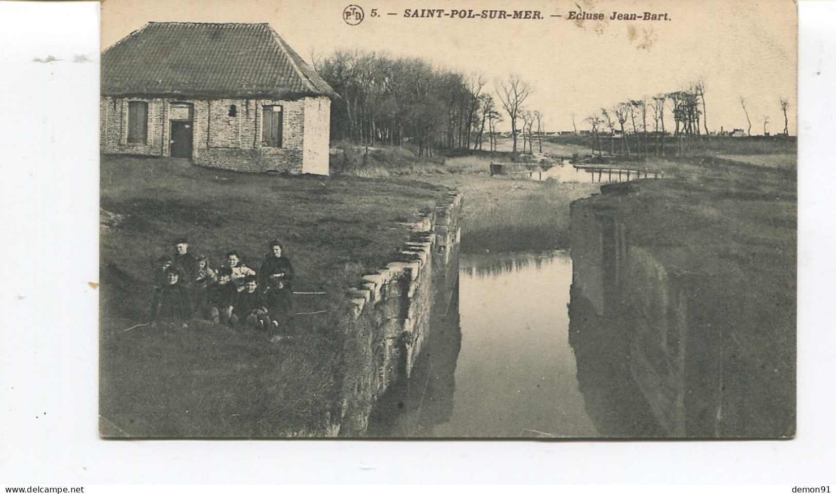 CPA - Saint-Pol-sur-Mer - Écluse Jean-Bart. - Saint Pol Sur Mer