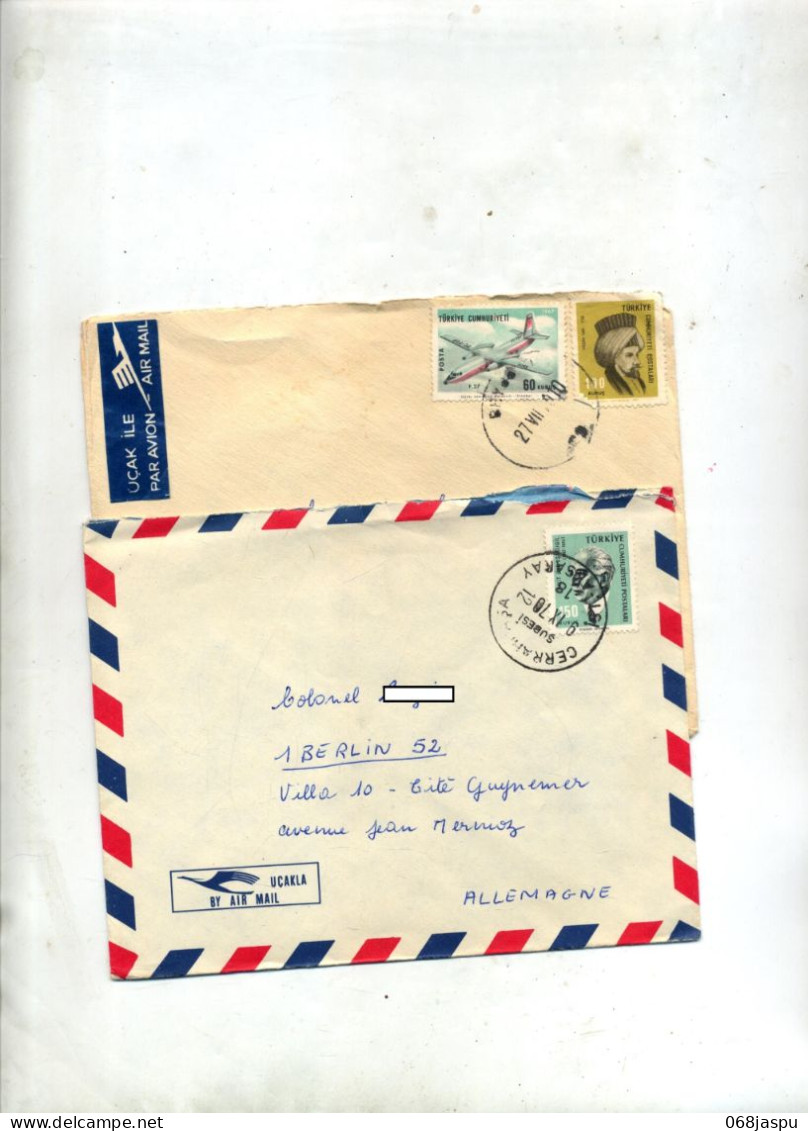 2 Lettre   à Voir - Storia Postale