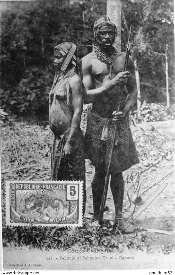 Pahouin Et Pahouine Yeuoi, Ogooué - Congo Français