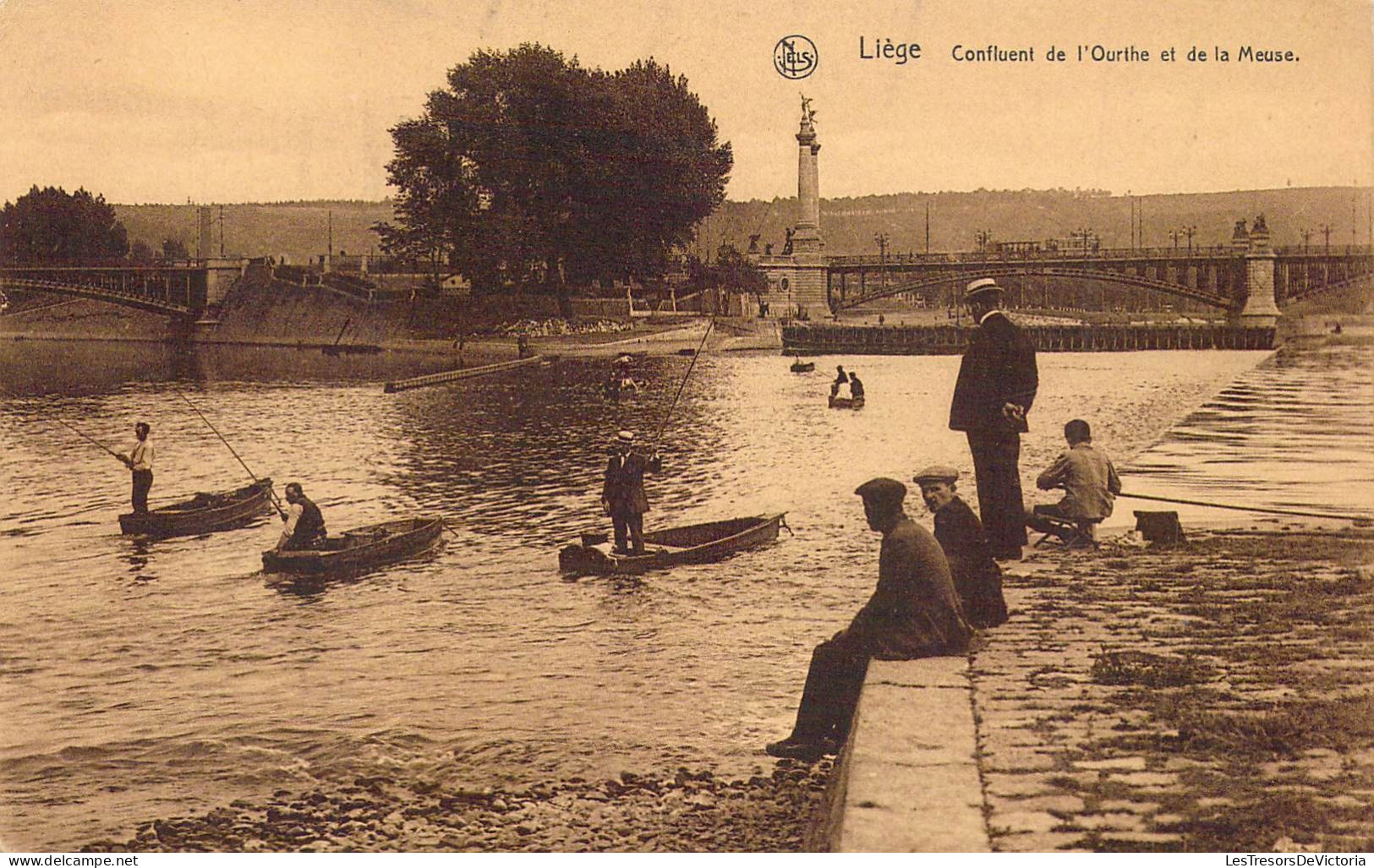 BELGIQUE - Liège - Confluent De L'Ourthe Et De La Meuse - Carte Postale Ancienne - Liege