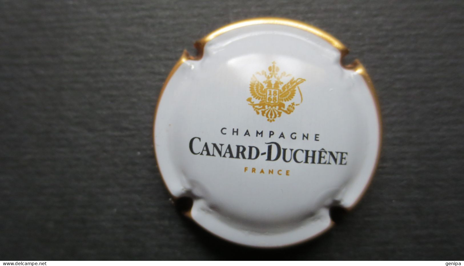CAPSULE CHAMPAGNE CANARD DUCHENE BIO. Blanc, Or, Noir - Canard Duchêne