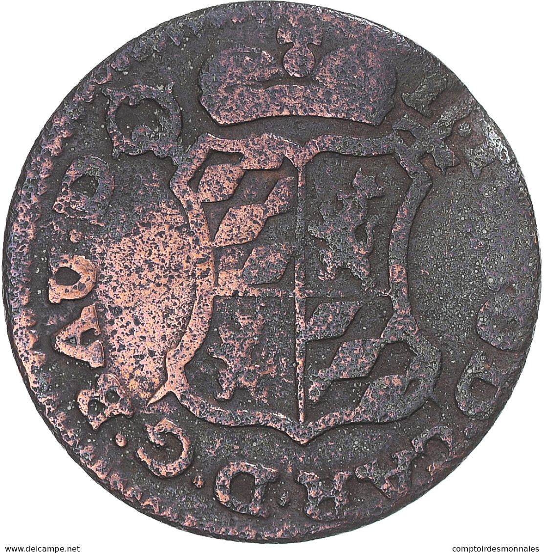 Monnaie, Principauté De Liège, John Theodore, Liard, 1751, Liege, TB+, Cuivre - Altri & Non Classificati