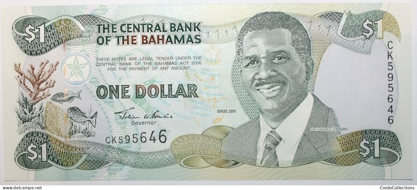 Bahamas - 1 Dollar - 2001 - PICK 69 - NEUF - Bahama's