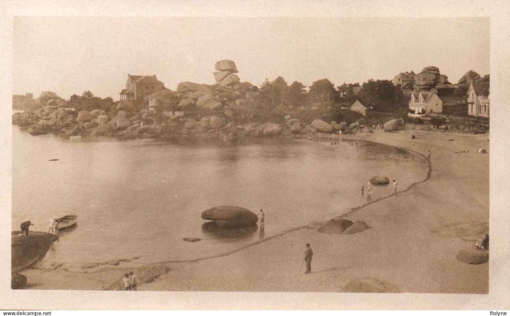 Ploumanac'h - Photo Ancienne - La Baie De Saint Guirec - Villa - Ploumanac'h