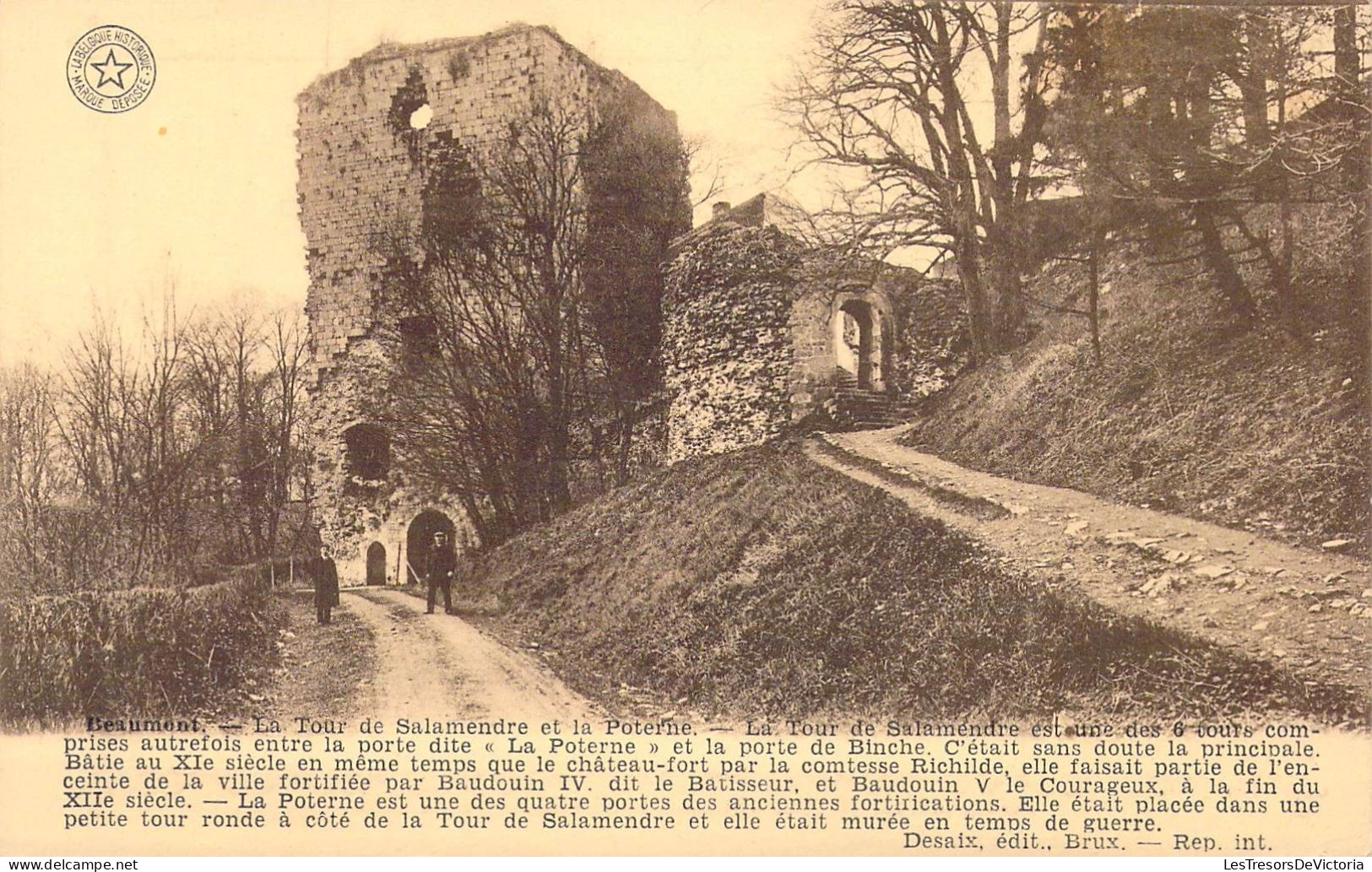 BELGIQUE - Beaumont - La Tour De Salamendre Et La Poterne  - Carte Postale Ancienne - Beaumont